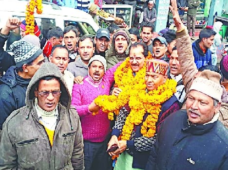 BJP state president of the Garuda in front reception